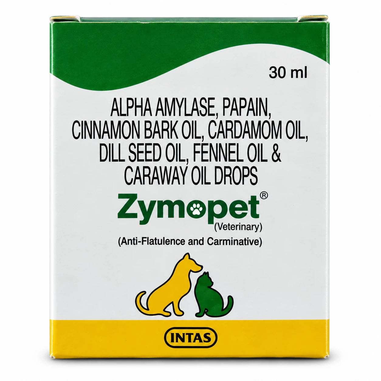 Intas Zymopet Digestive Drops for Dogs & Cats | 30ml