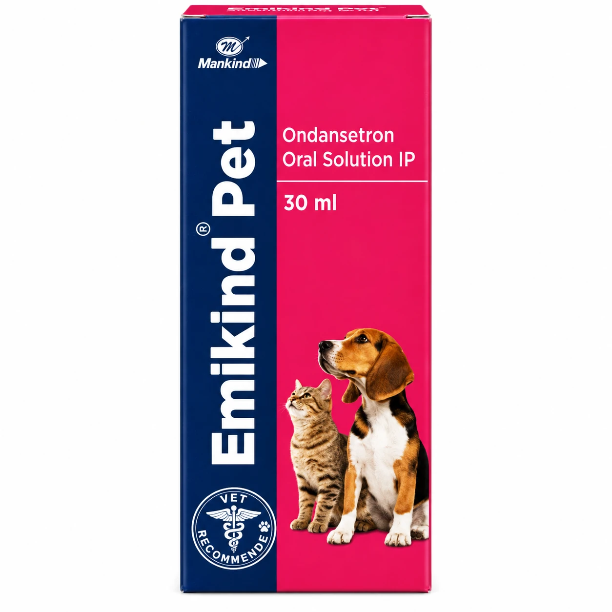 Mankind Emikind Pet Syrup (Ondansetron) for Dogs & Cats – 30 ml