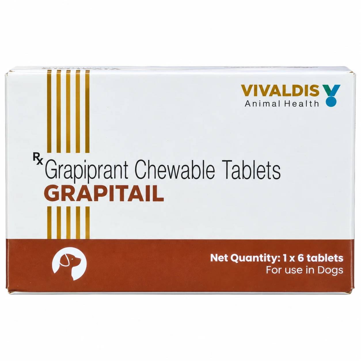 Vivaldis Grapitail (Grapiprant) Chewable Tablets for Dogs