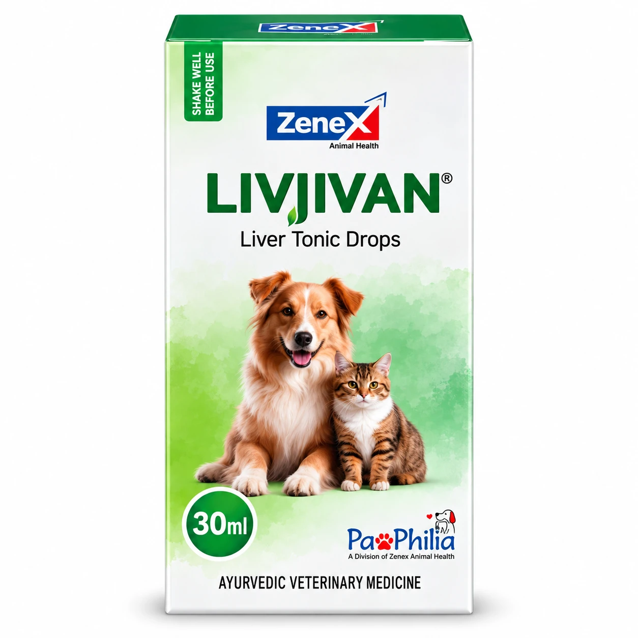 Zenex Livjivan Liver Tonic Drops 30ml for Dogs & Cats