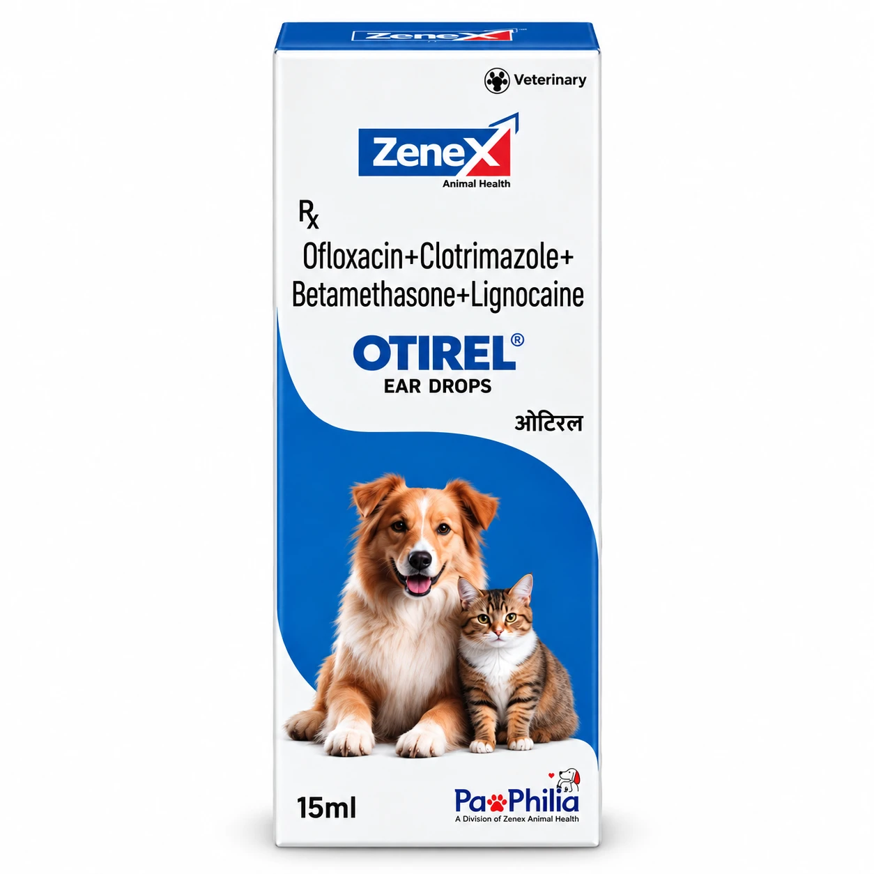 Zenex Otirel Ear Drops 15ml for Dogs & Cats 15ml